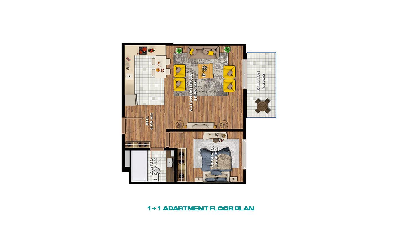 Alanya Flats in a Luxury Complex with Shopping Mall and Private Beach - 70357