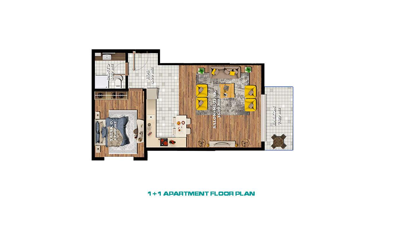 Alanya Flats in a Luxury Complex with Shopping Mall and Private Beach - 70358