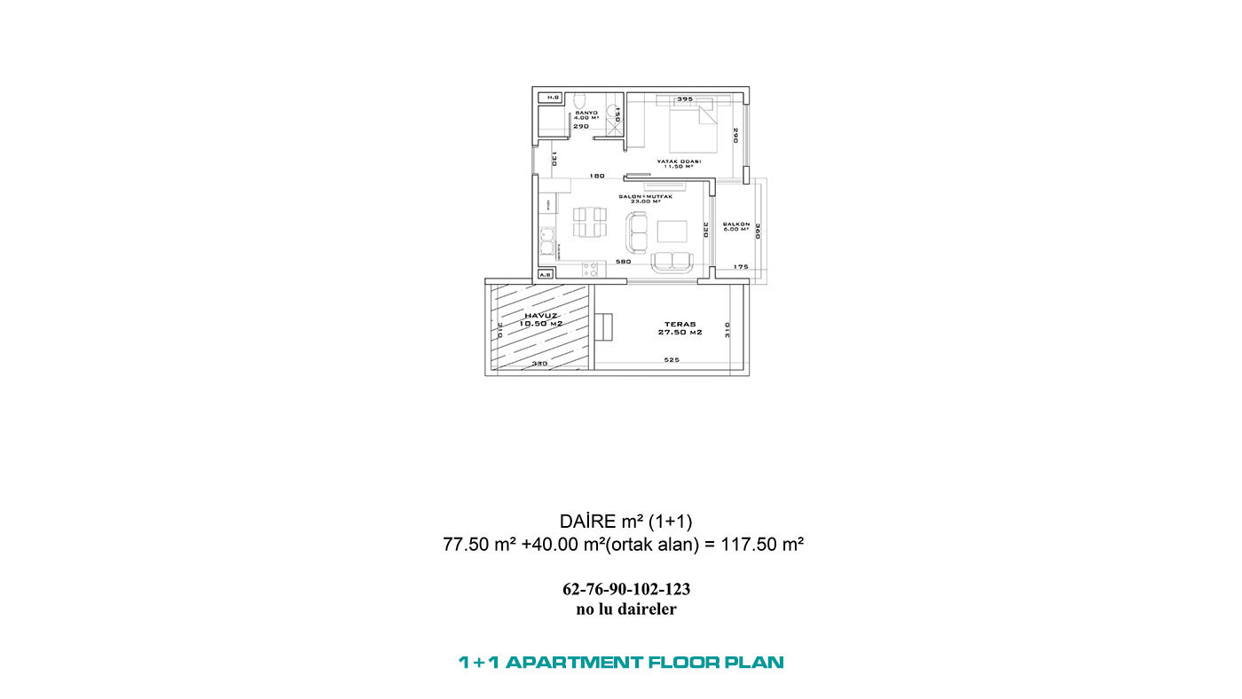 Exclusive 5-Star Antalya Apartments Close to the Beach in Altıntaş - 70602