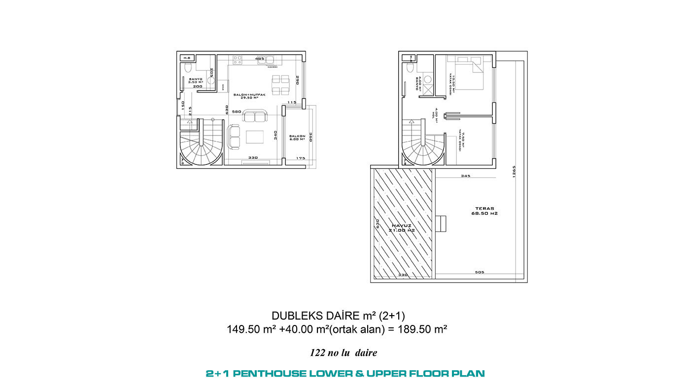 Exclusive 5-Star Antalya Apartments Close to the Beach in Altıntaş - 70606