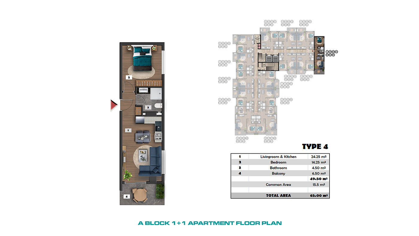 Apartments Suitable for Investment in Alanya, Payallar - 70808