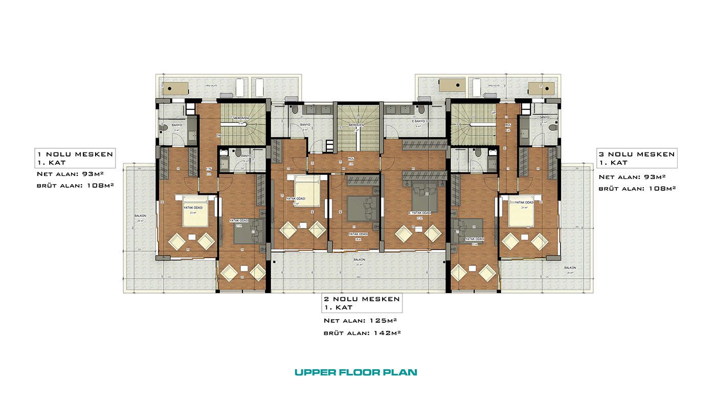 Well Presented Alanya Villas Intertwined with Nature in Avsallar - 70836