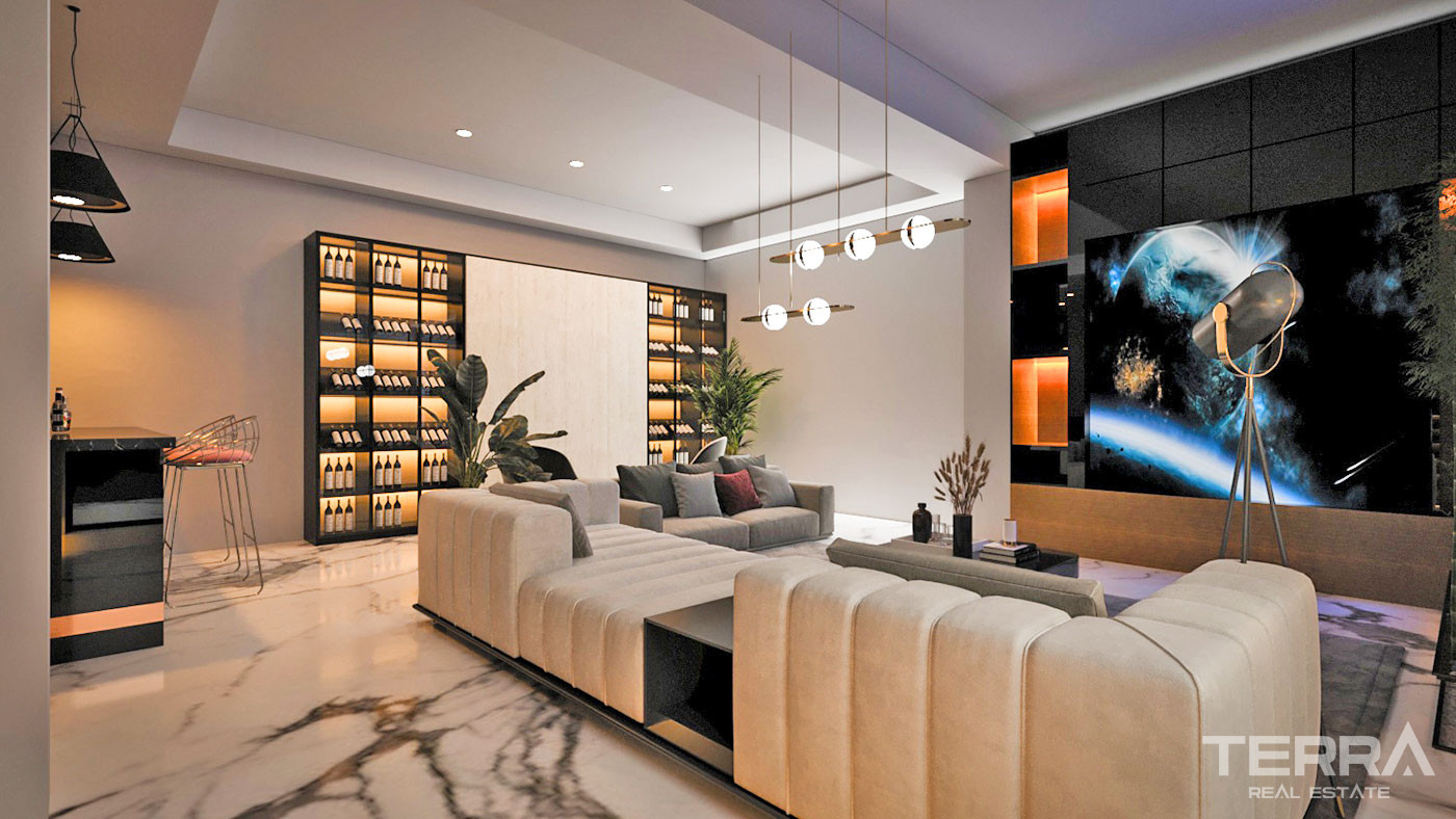 Well Presented Alanya Villas Intertwined with Nature in Avsallar - 70841