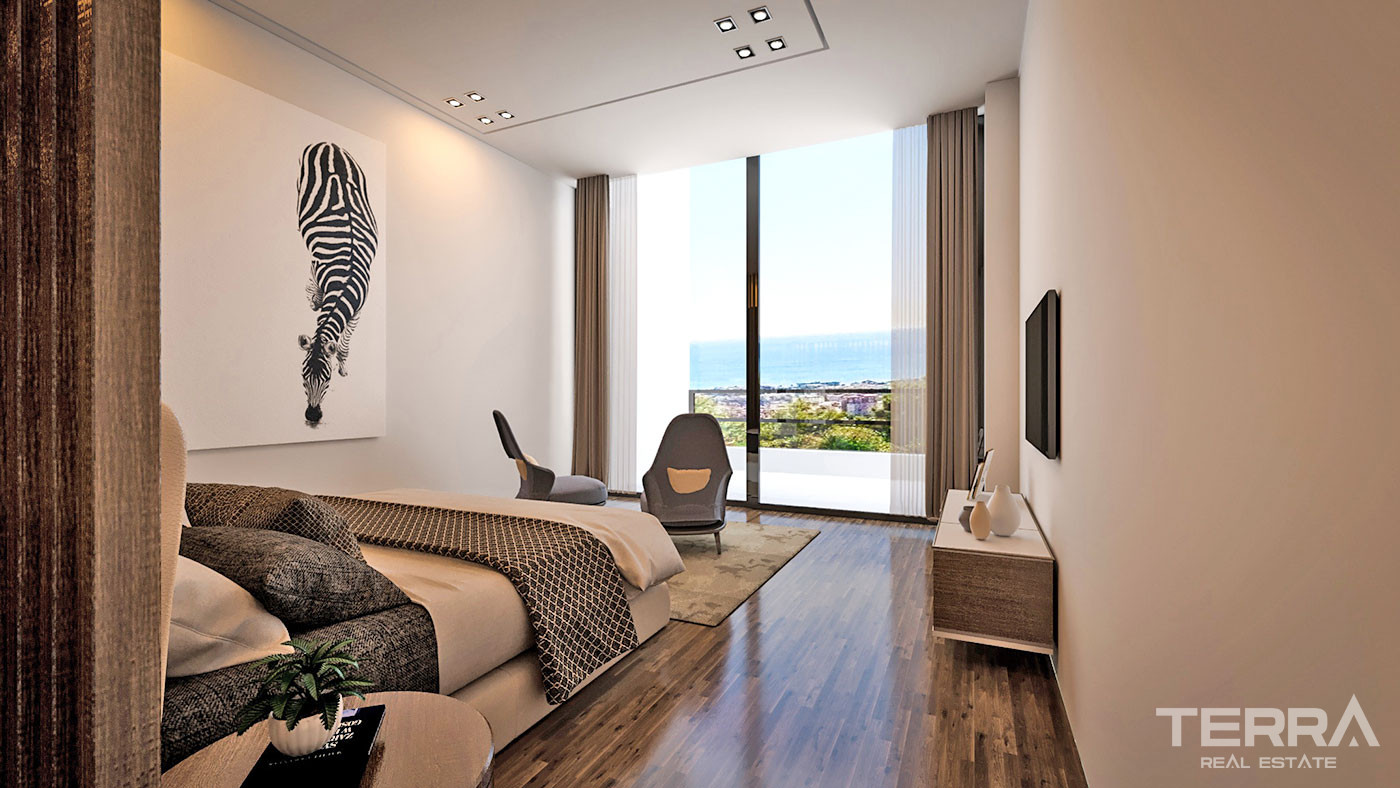 Well Presented Alanya Villas Intertwined with Nature in Avsallar - 70843