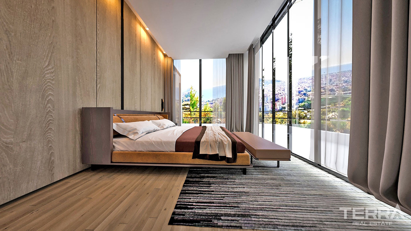 Well Presented Alanya Villas Intertwined with Nature in Avsallar - 70848