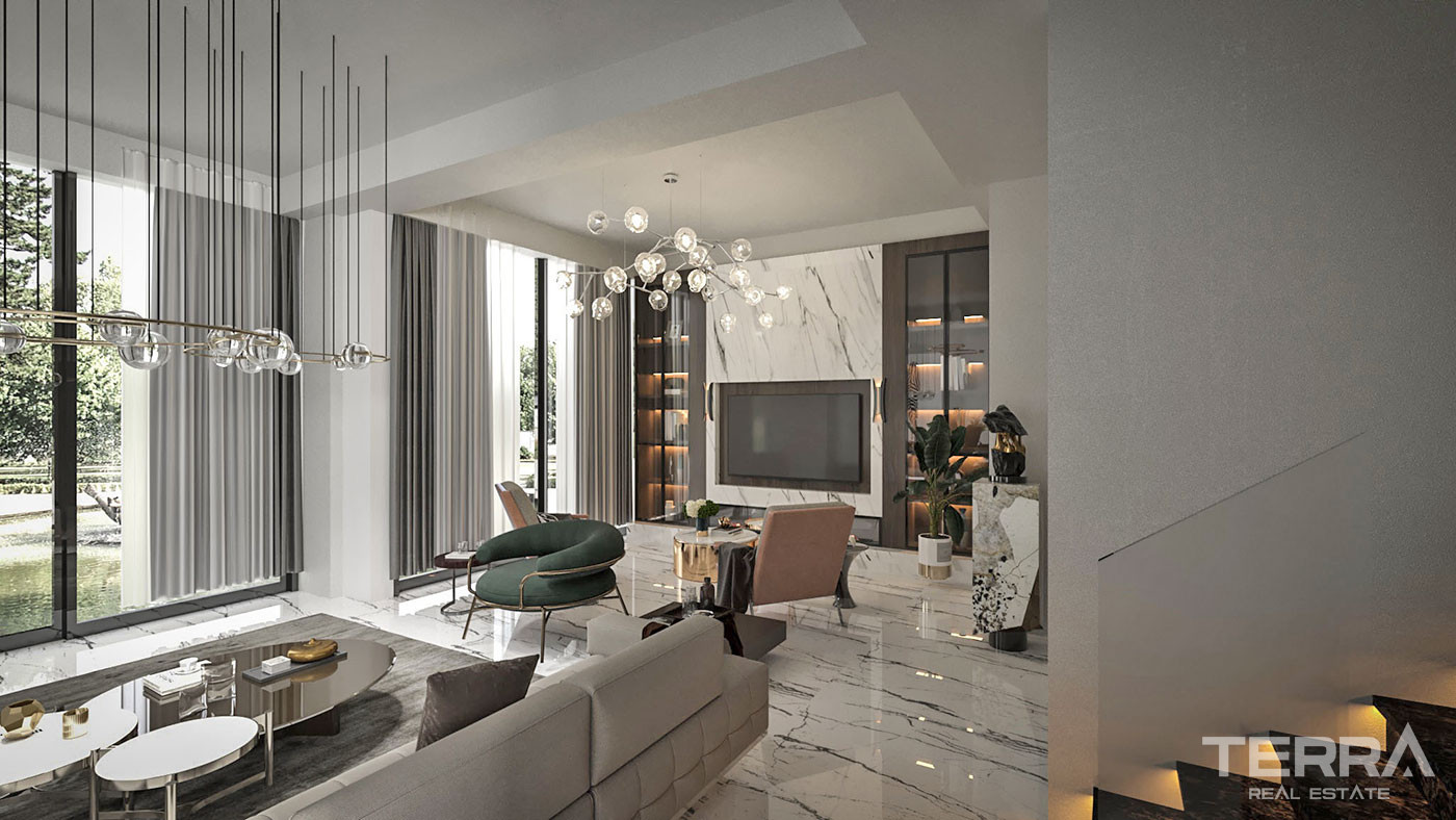 Well Presented Alanya Villas Intertwined with Nature in Avsallar - 70851