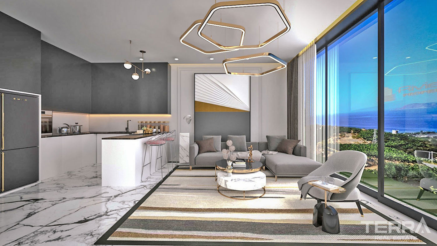 Well Presented Alanya Villas Intertwined with Nature in Avsallar - 70852