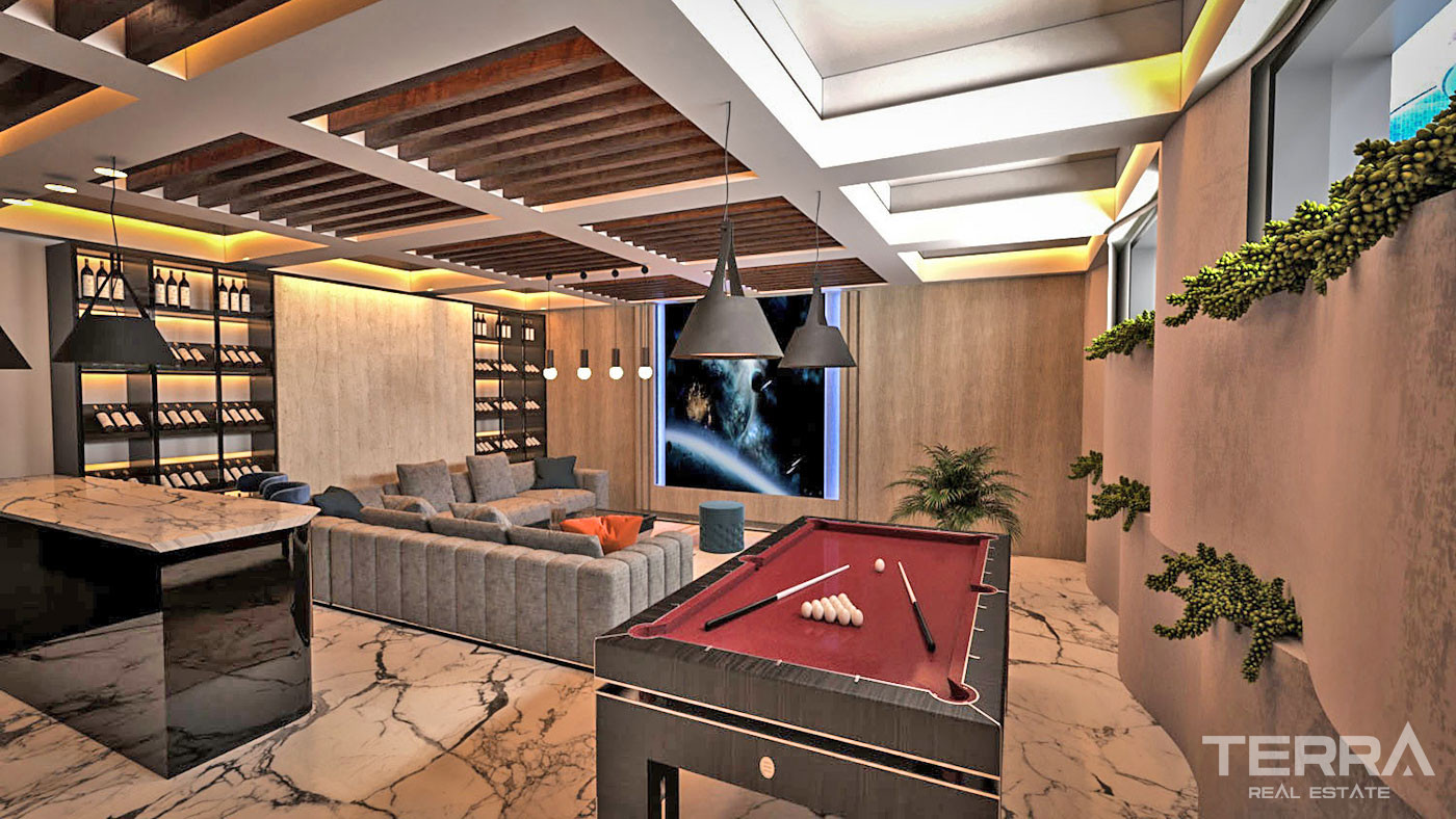 Well Presented Alanya Villas Intertwined with Nature in Avsallar - 70855