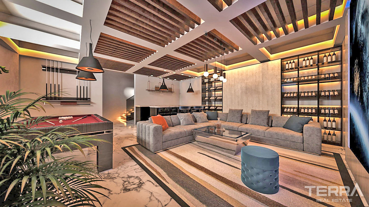 Well Presented Alanya Villas Intertwined with Nature in Avsallar - 70856
