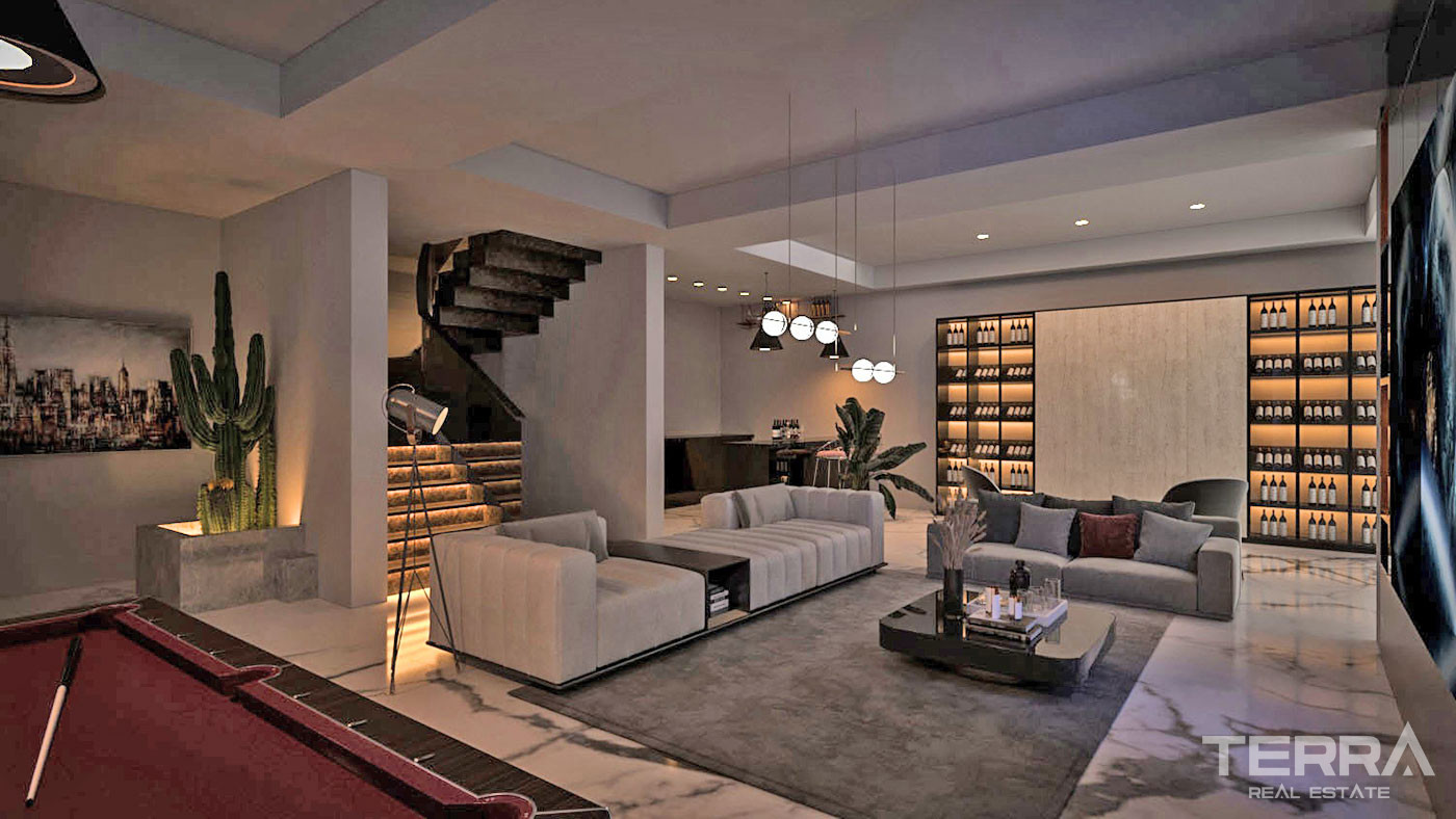 Well Presented Alanya Villas Intertwined with Nature in Avsallar - 70859