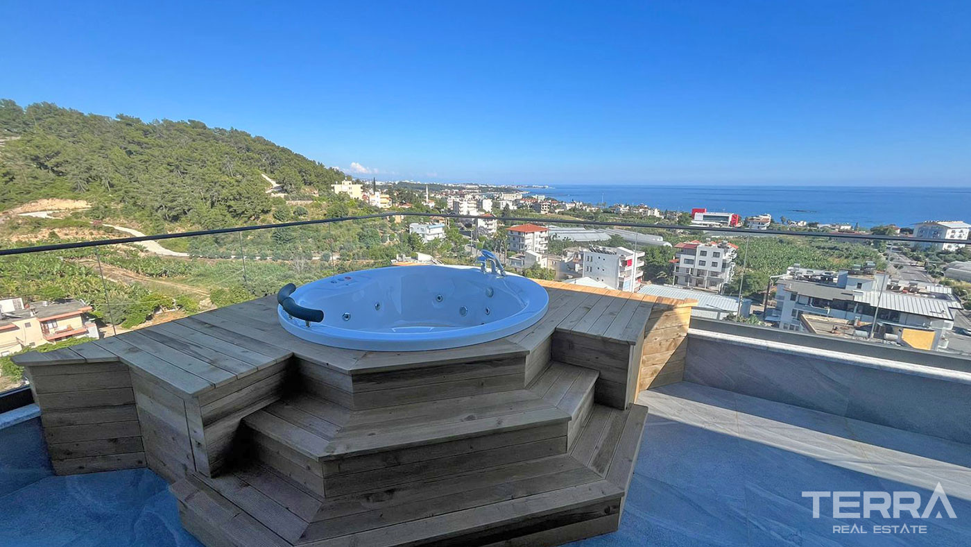 Well Presented Alanya Villas Intertwined with Nature in Avsallar - 98348