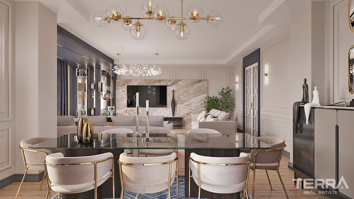 Art-Deco Style Luxury Istanbul Apartments in Çengelköy, Üsküdar - 71062