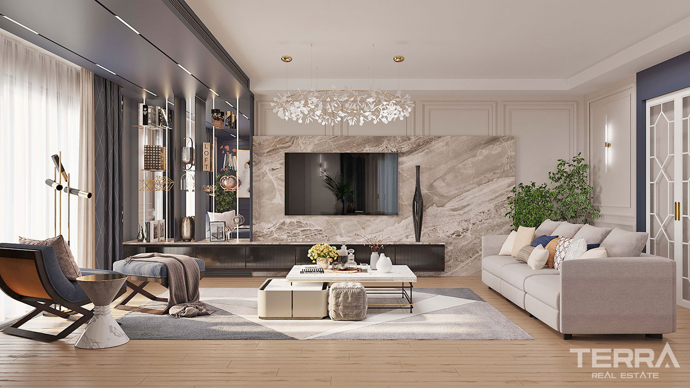 Art-Deco Style Luxury Istanbul Apartments in Çengelköy, Üsküdar - 71064