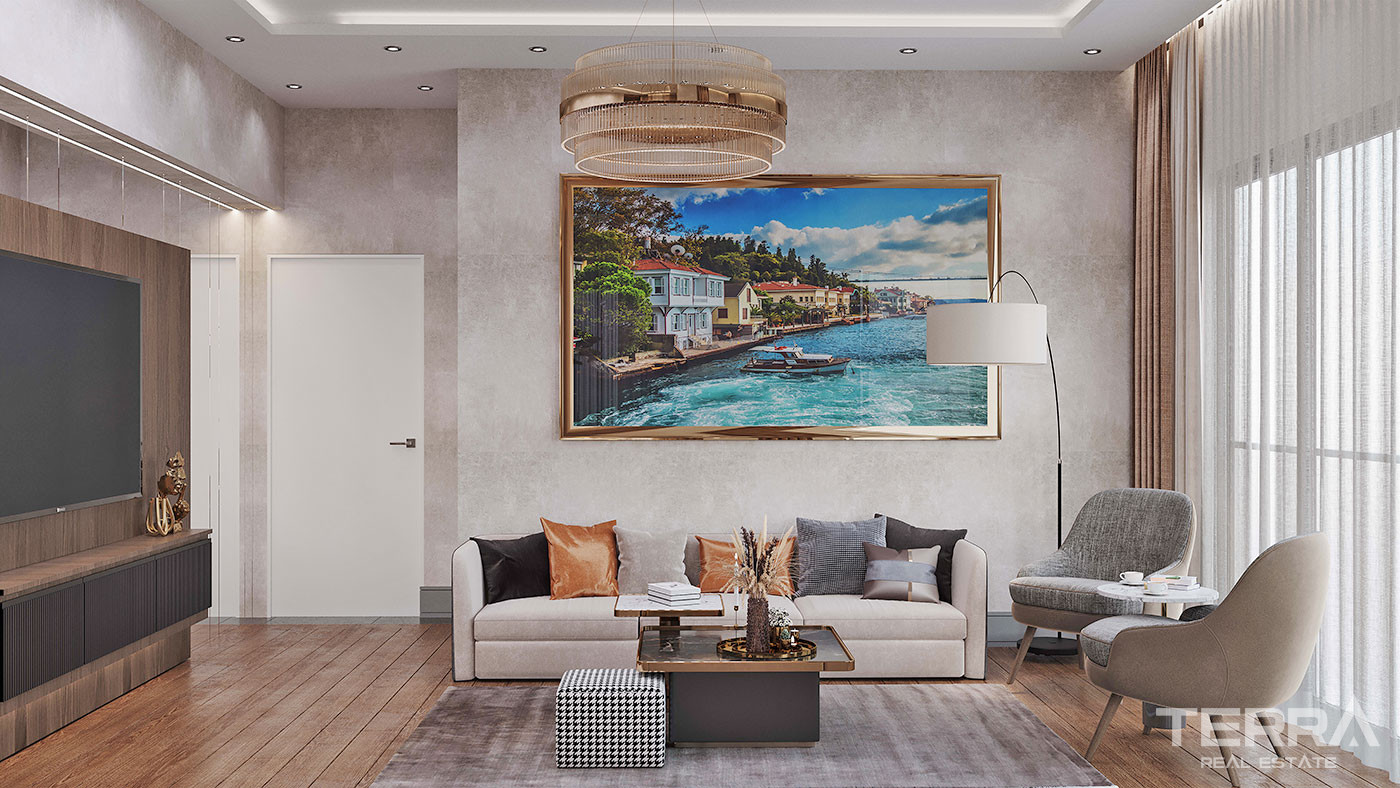 Art-Deco Style Luxury Istanbul Apartments in Çengelköy, Üsküdar - 71071