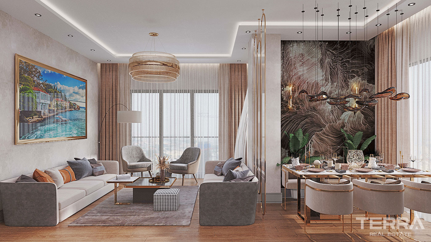 Art-Deco Style Luxury Istanbul Apartments in Çengelköy, Üsküdar - 71073