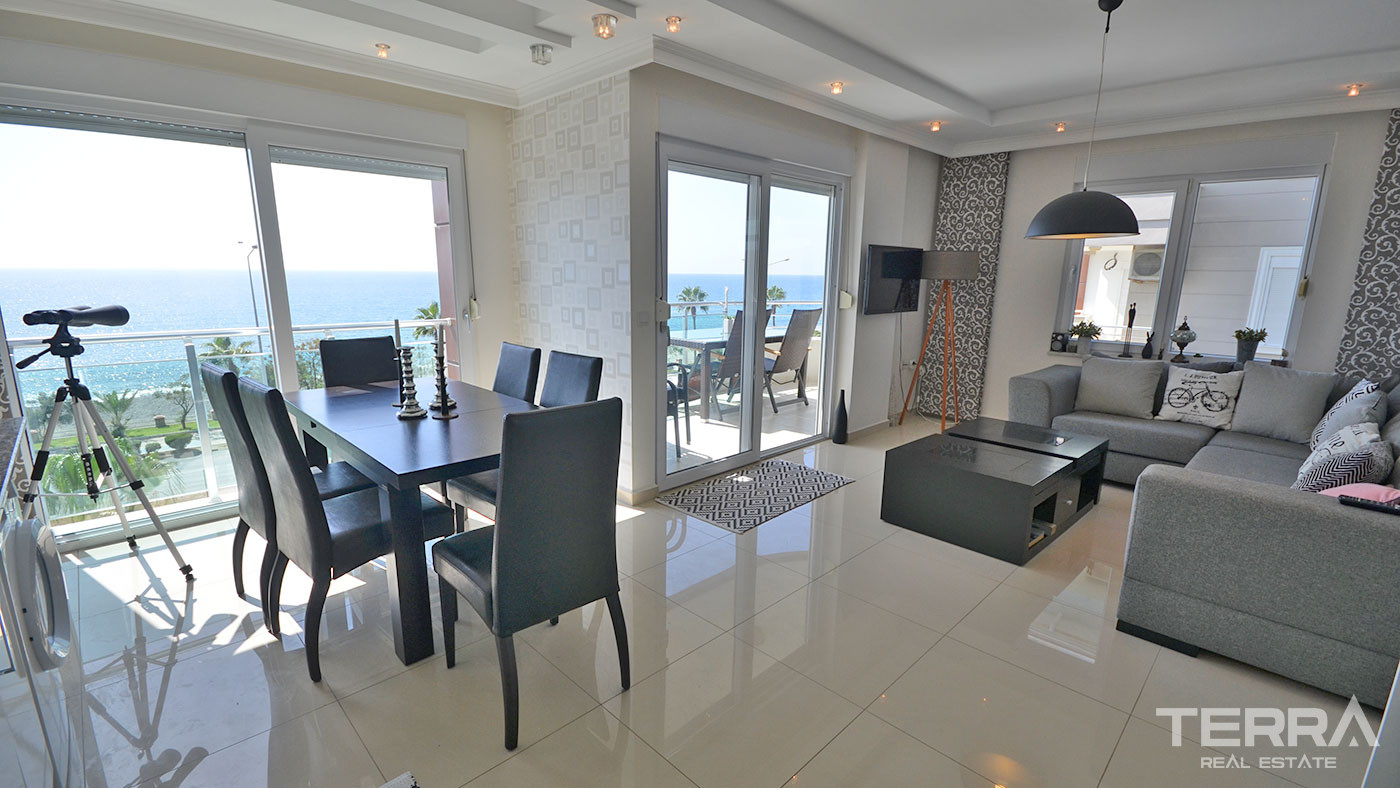 Modern and Stylish Seafront Apartment in Kestel, Alanya - 71306