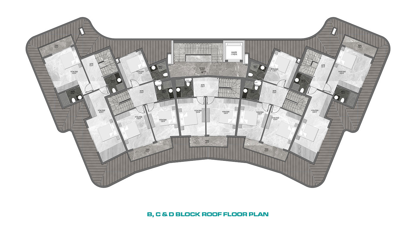 Apartamenty idealne pod inwestycję w Oba, Alanya - 71412