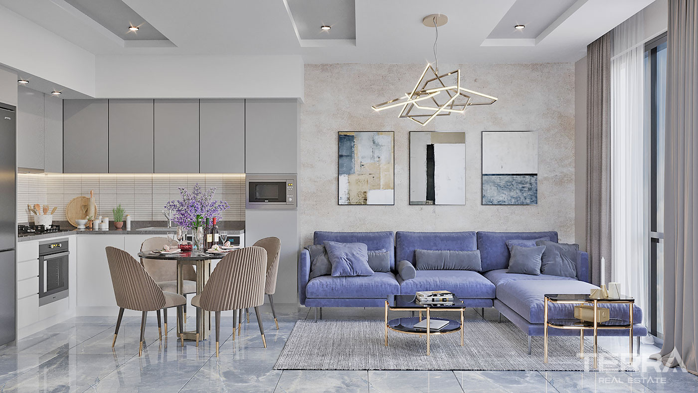 Luxury Apartments with Rental Income Potential in the Center of Alanya - 71365
