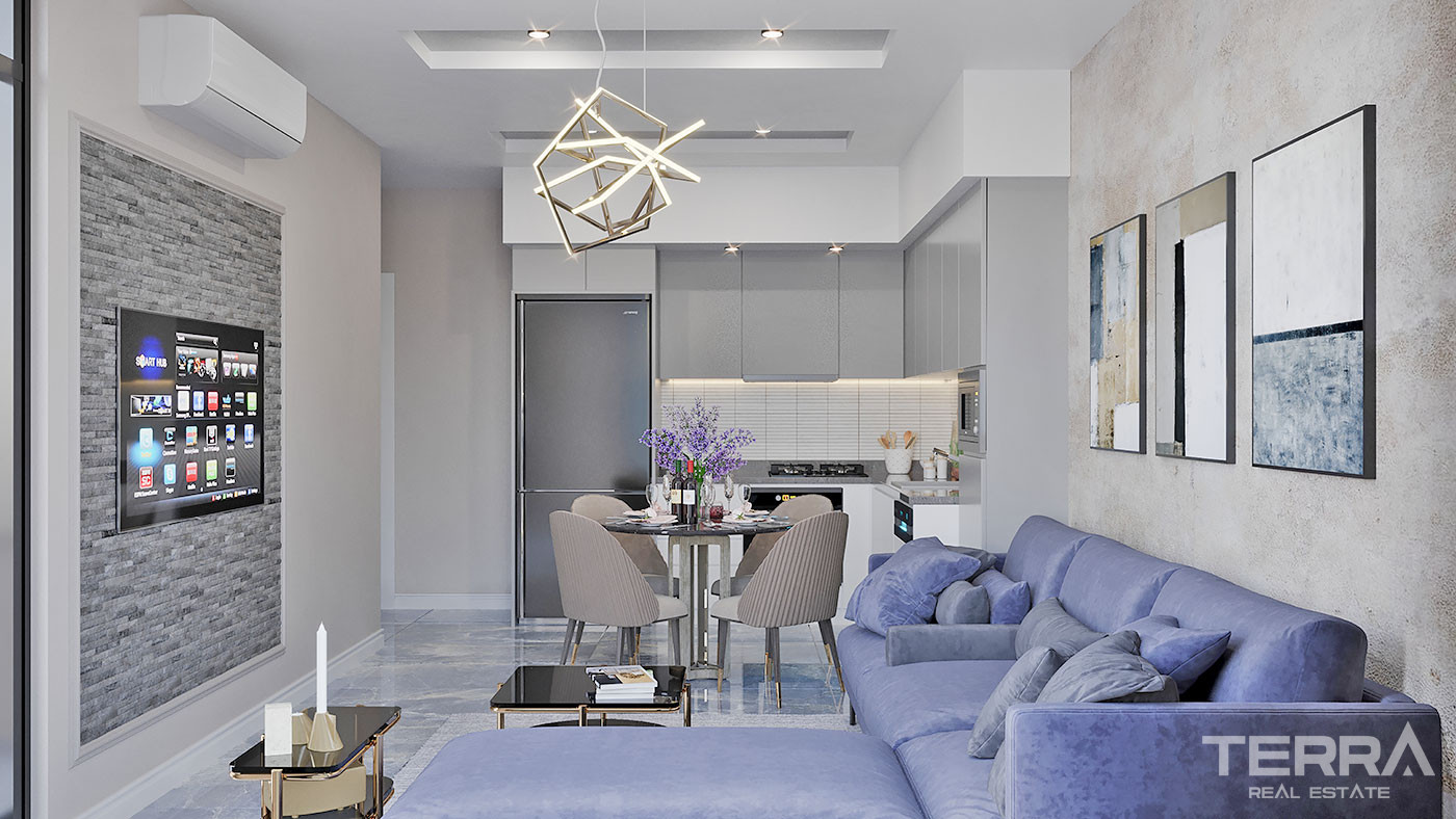 Luxury Apartments with Rental Income Potential in the Center of Alanya - 71366