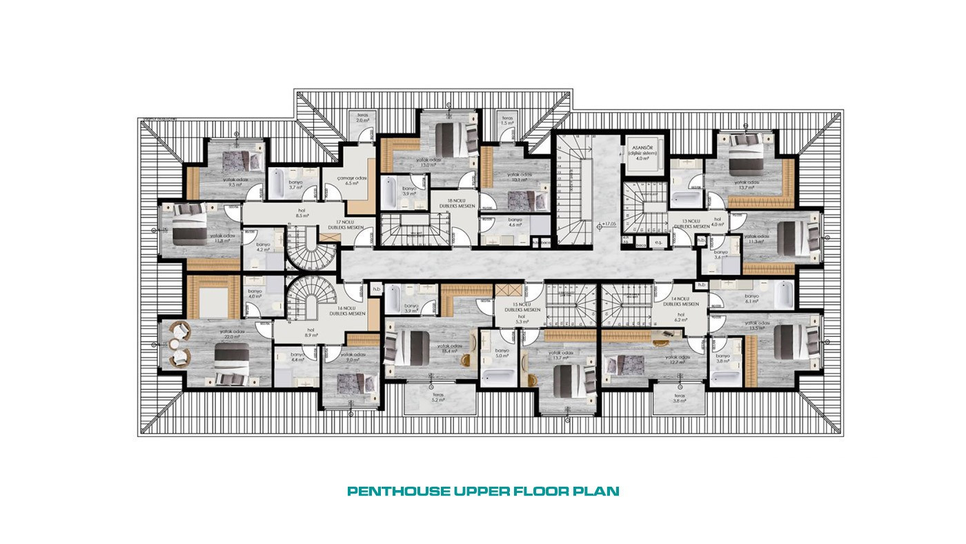 Luxury Apartments with Rental Income Potential in the Center of Alanya - 72442