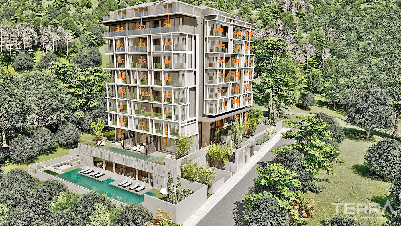 Glamorous Flats in Alanya with Uninterrupted Sea and Nature Views - 71438