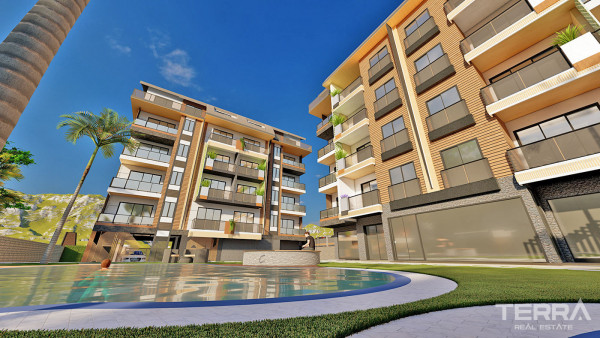 Modern Initium Residence Apartments in Alanya, Oba