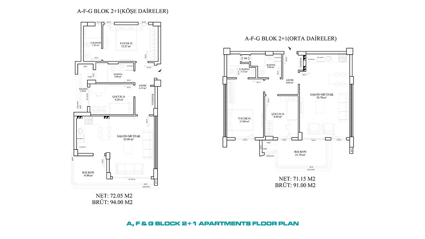 Modern and Quality 2 Bedroom Apartments in Antalya, Altıntaş - 71530