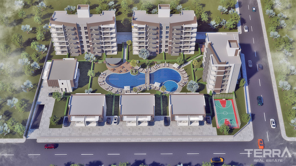 Modern and Quality 2 Bedroom Apartments in Antalya, Altıntaş