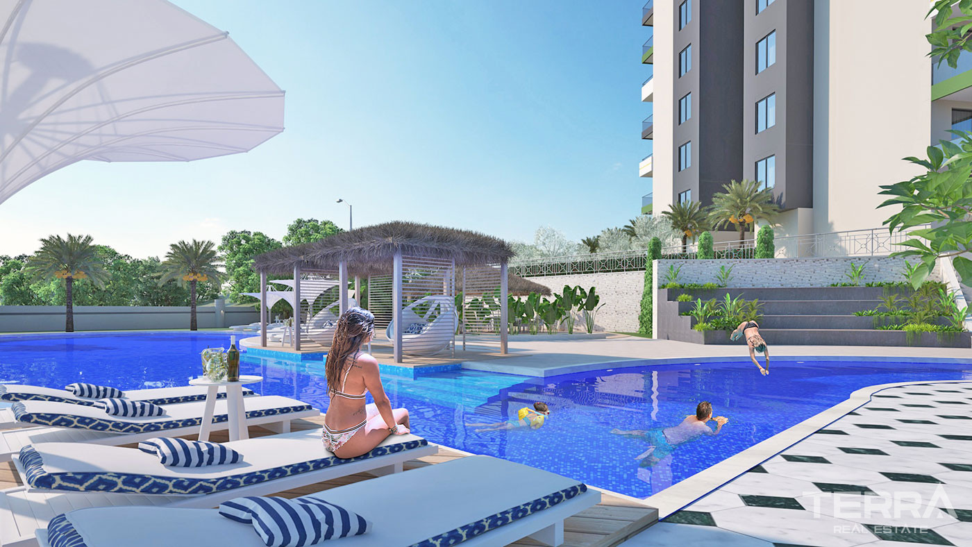Zupełnie nowe apartamenty o nowoczesnym designie w Alanyi Demirtaş - 71537