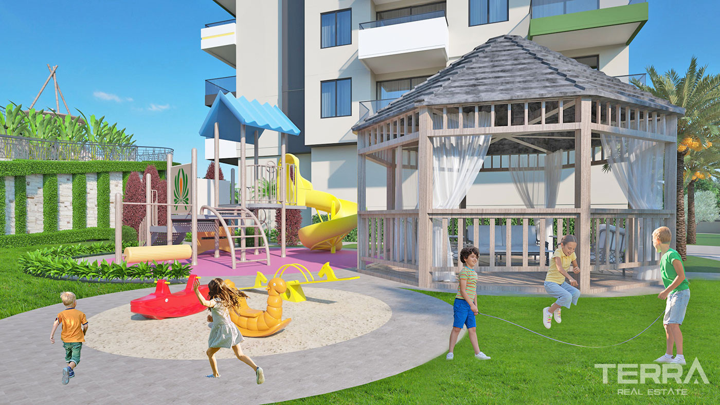 Zupełnie nowe apartamenty o nowoczesnym designie w Alanyi Demirtaş - 71543
