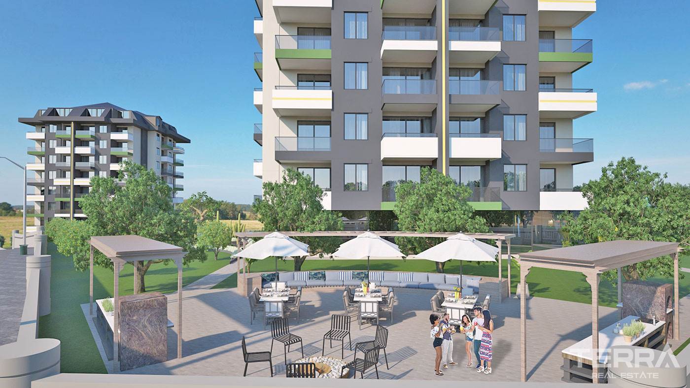 Zupełnie nowe apartamenty o nowoczesnym designie w Alanyi Demirtaş - 71544