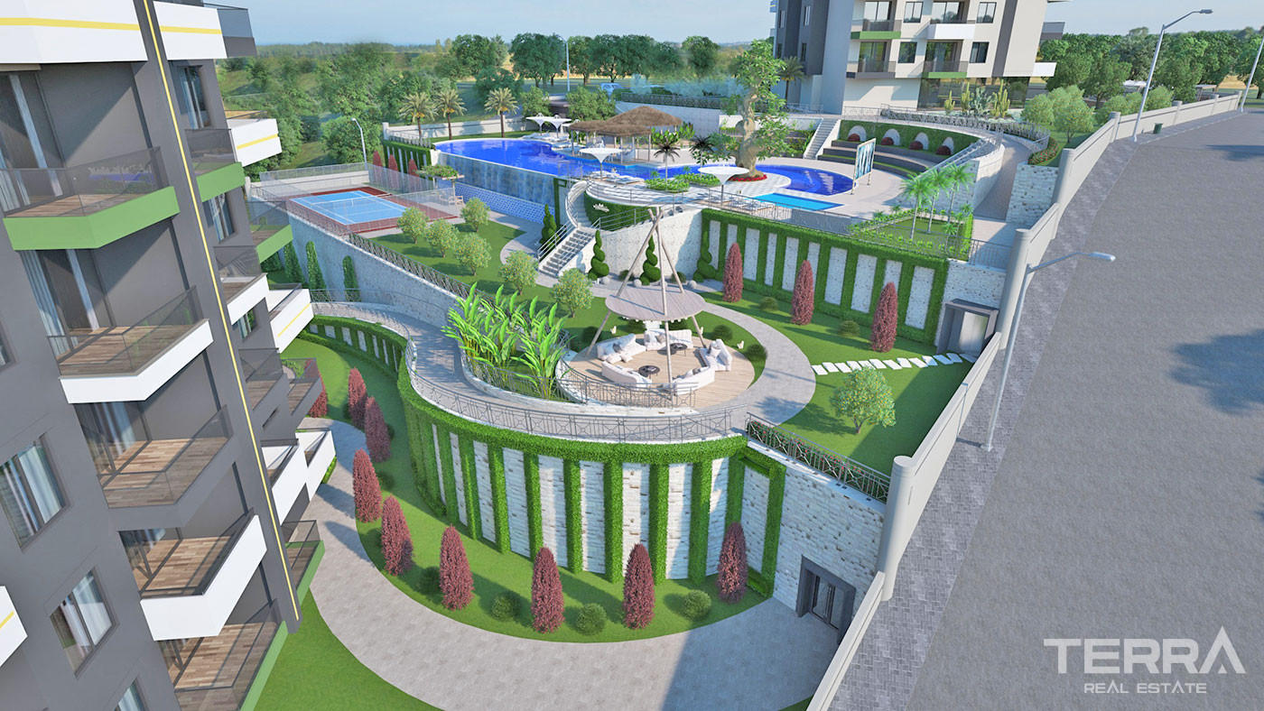 Zupełnie nowe apartamenty o nowoczesnym designie w Alanyi Demirtaş - 71545