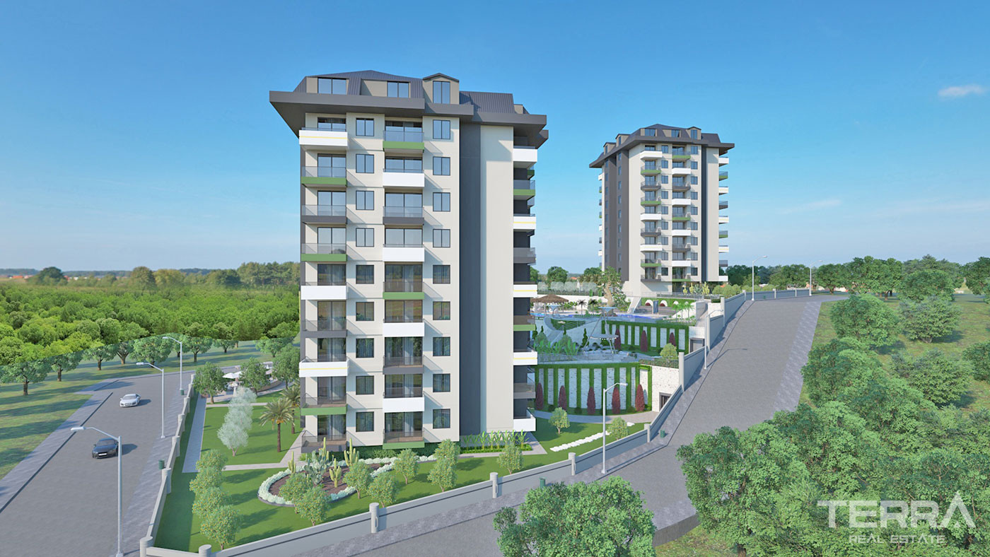 Zupełnie nowe apartamenty o nowoczesnym designie w Alanyi Demirtaş - 71548