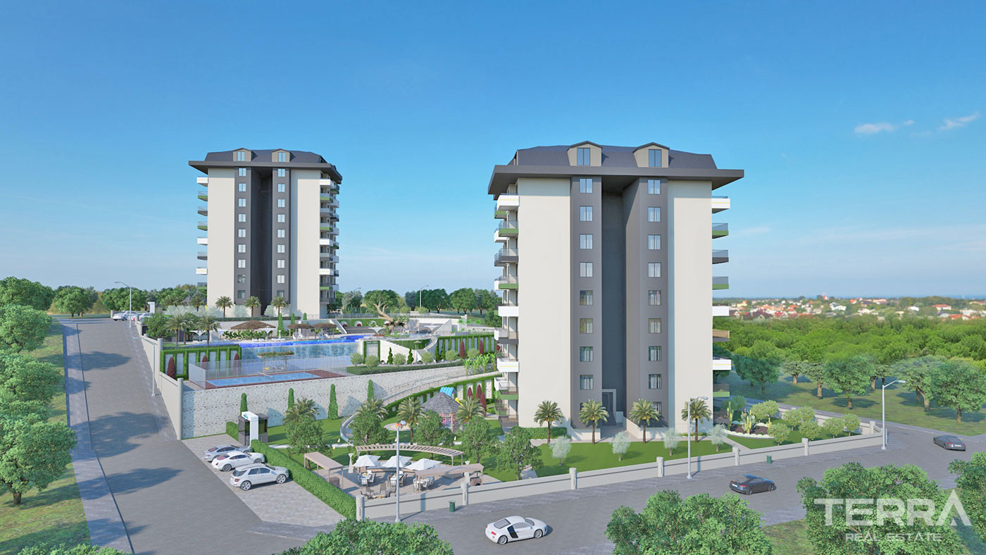 Zupełnie nowe apartamenty o nowoczesnym designie w Alanyi Demirtaş - 71549
