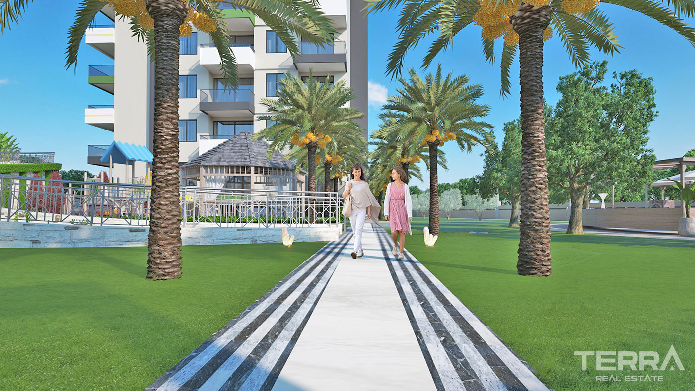 Zupełnie nowe apartamenty o nowoczesnym designie w Alanyi Demirtaş - 71554