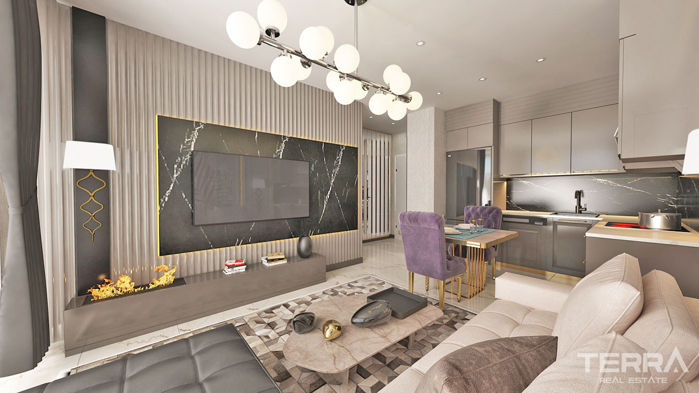 Zupełnie nowe apartamenty o nowoczesnym designie w Alanyi Demirtaş - 71585