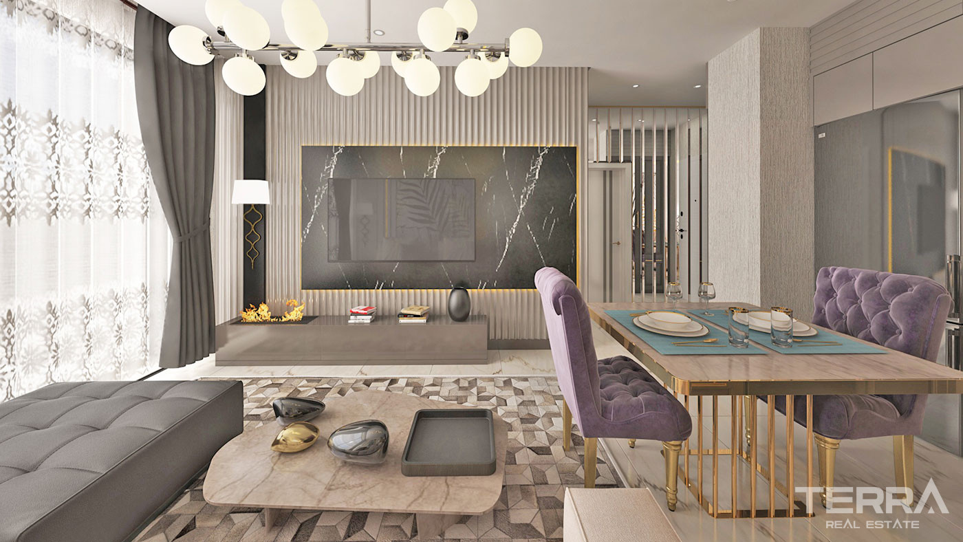 Zupełnie nowe apartamenty o nowoczesnym designie w Alanyi Demirtaş - 71586