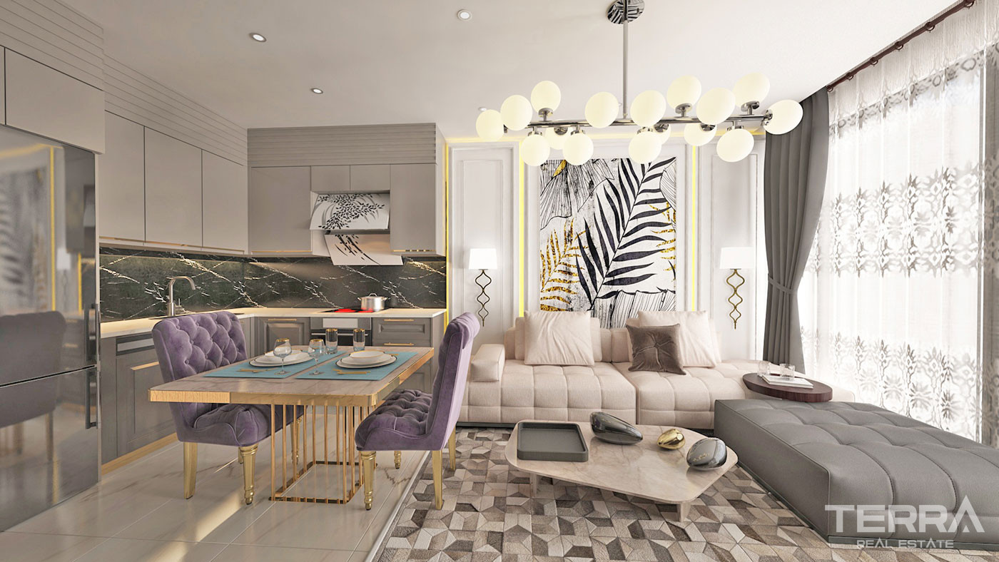 Zupełnie nowe apartamenty o nowoczesnym designie w Alanyi Demirtaş - 71587