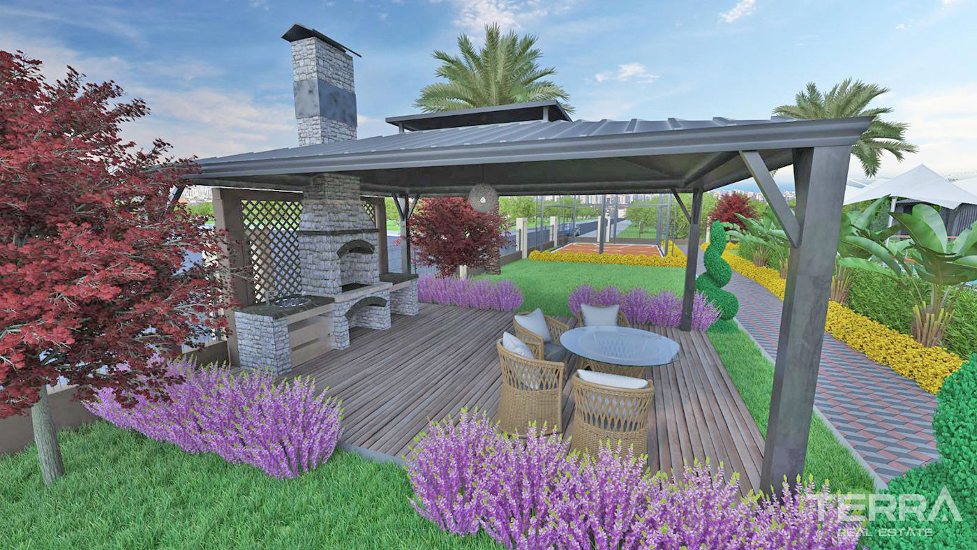Sophisticated Flats with Sea View in Mersin, 750 m from the Beach - 71594