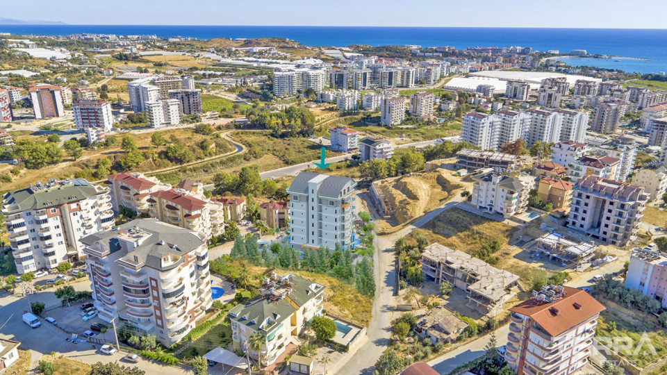 Luxury Brand New Apartments with Shared Pool in Alanya Avsallar