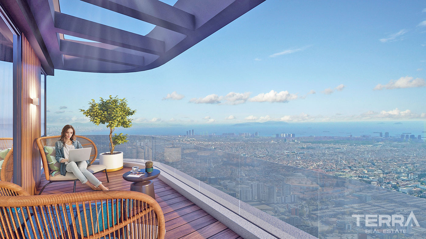 Beaux appartements de luxe au design contemporain à vendre à Istanbul - 71633