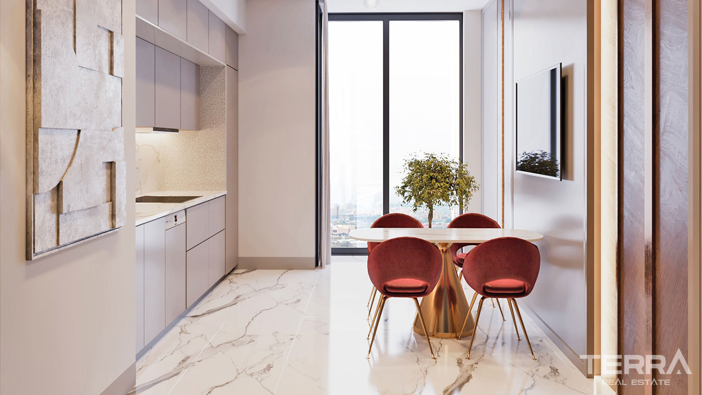 Beaux appartements de luxe au design contemporain à vendre à Istanbul - 71634