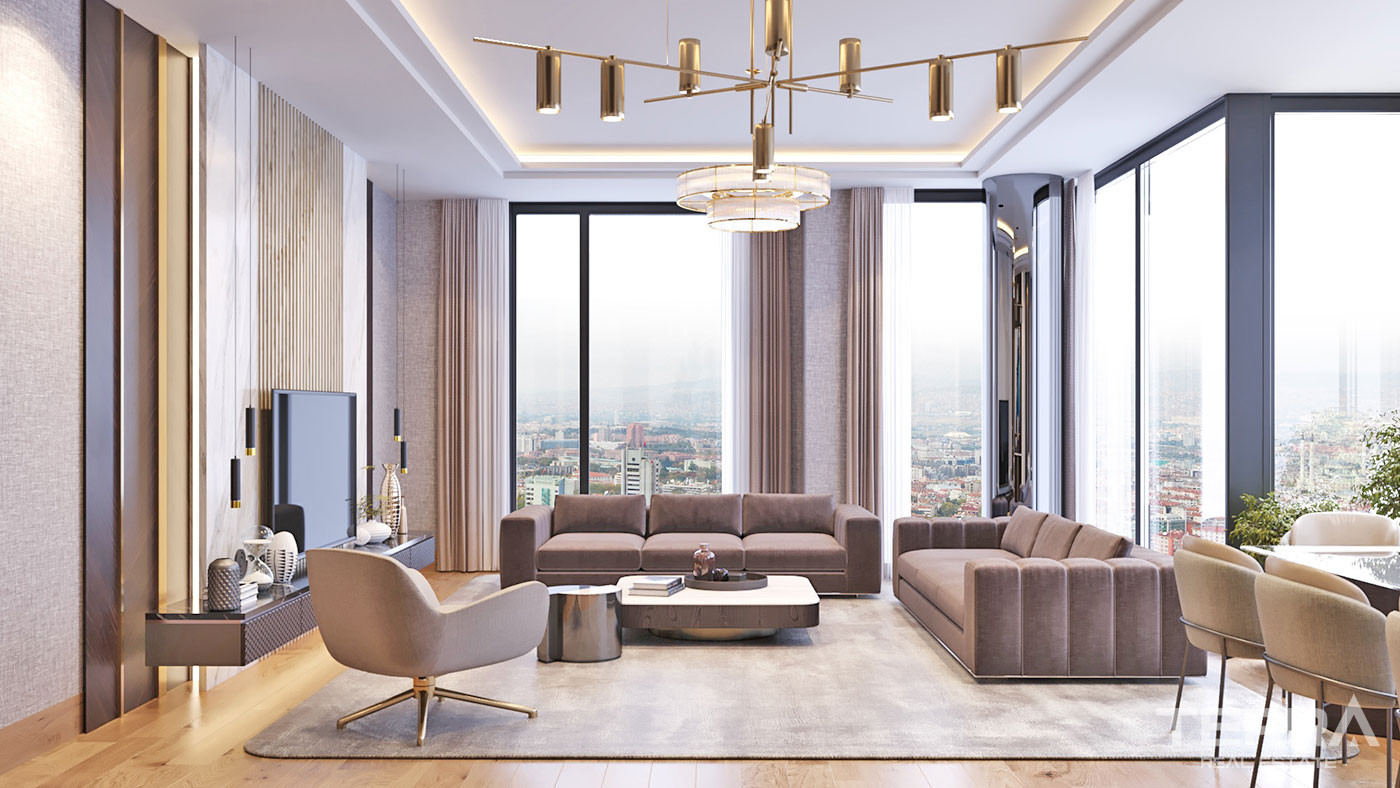 Beaux appartements de luxe au design contemporain à vendre à Istanbul - 71638