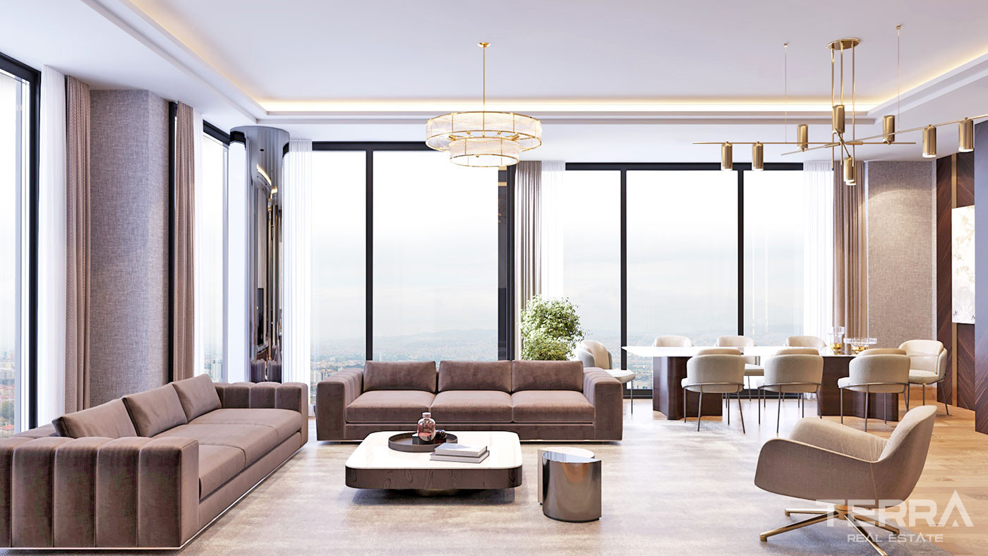 Beaux appartements de luxe au design contemporain à vendre à Istanbul - 71641