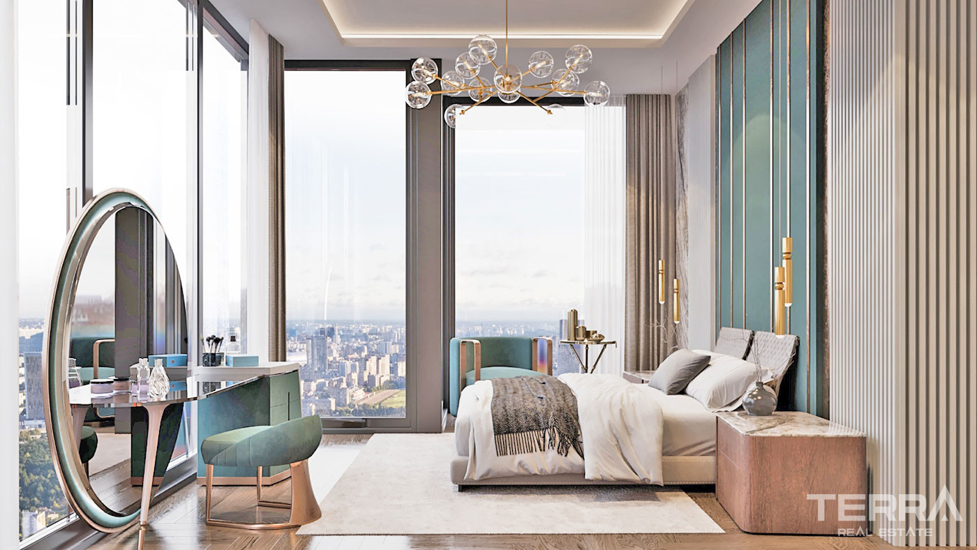 Beaux appartements de luxe au design contemporain à vendre à Istanbul - 71643