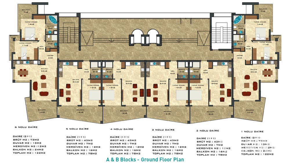 Crystal Garden Apartments in Cikcilli Alanya - 2155