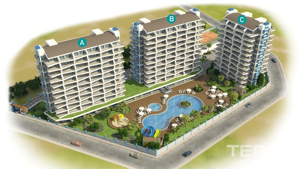 Crystal Garden Apartments in Cikcilli Alanya - 2159