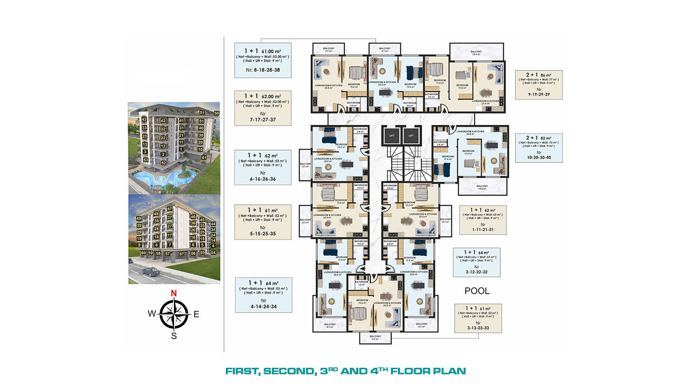 Central Alanya Apartments Near the Beach and All Daily Amenities - 71835