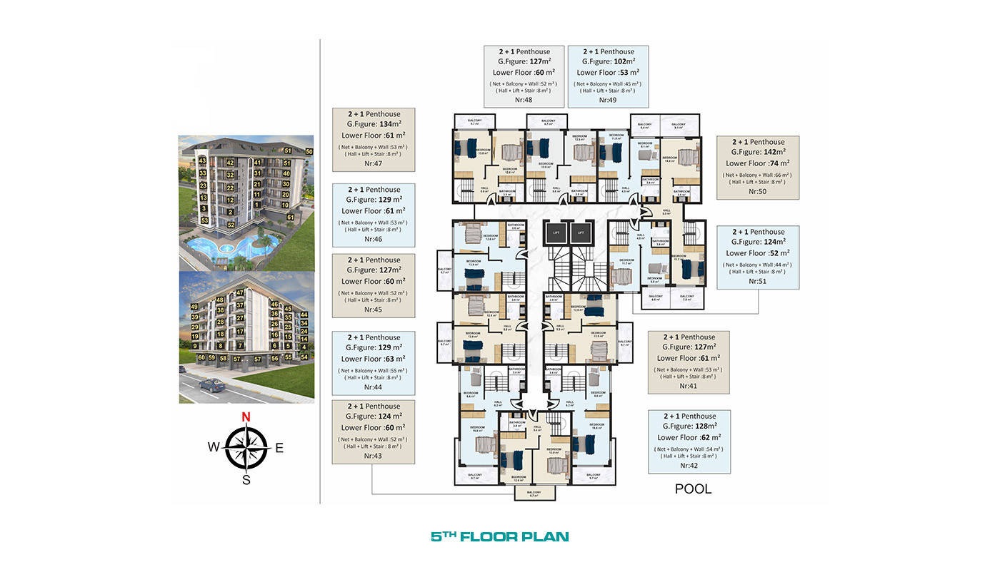 Central Alanya Apartments Near the Beach and All Daily Amenities - 71836