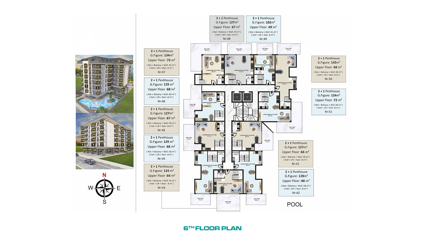 Central Alanya Apartments Near the Beach and All Daily Amenities - 71837